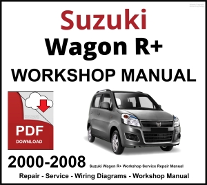 Suzuki Wagon R+ 2000-2008 Workshop and Service Manual PDF