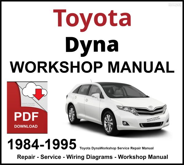 Toyota Dyna 1984-1995 Workshop and Service Manual PDF