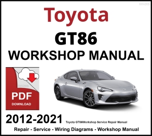 Toyota GT86 Workshop and Service Manual PDF