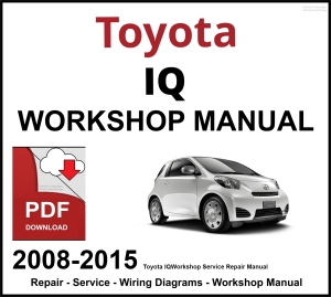 Toyota IQ Workshop and Service Manual