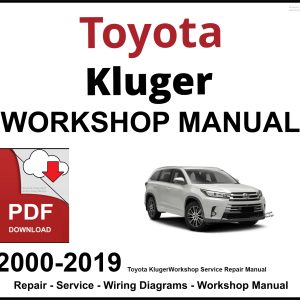 Toyota Kluger Workshop and Service Manual PDF