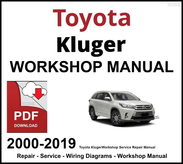 Toyota Kluger Workshop and Service Manual PDF