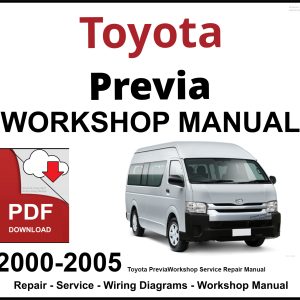 Toyota Previa 2000-2005 Engine Repair Manual PDF