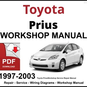Toyota Prius 1997-2003 Workshop and Service Manual PDF