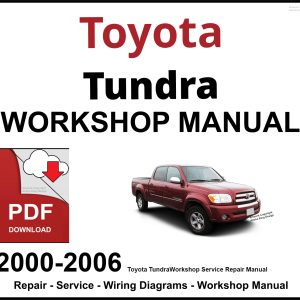 Toyota Tundra 2000-2006 Workshop and Service Manual PDF