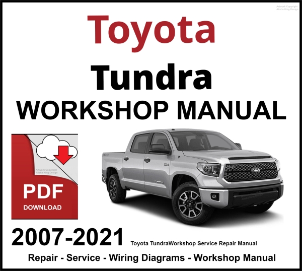 Toyota Tundra Workshop and Service Manual PDF