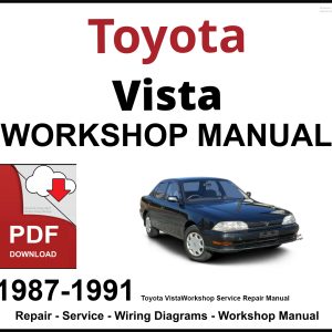 Toyota Vista 1987-1991 Workshop and Service Manual PDF
