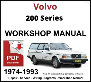 Volvo 200 Series 1974-1993 Workshop and Service Manual