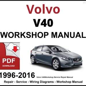 Volvo V40 Workshop and Service Manual