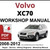 Volvo XC70 2008-2012 Workshop and Service Manual PDF