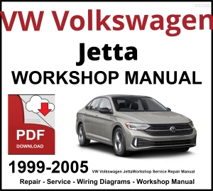 VW Volkswagen Jetta 1999-2005 Workshop and Service Manual