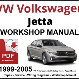 VW Volkswagen Jetta 1999-2005 Workshop and Service Manual