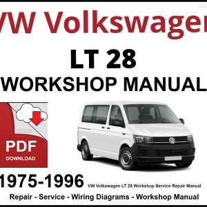 VW Volkswagen LT 28 Workshop and Service Manual 1975-1996 PDF