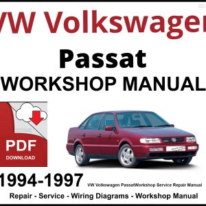 VW Volkswagen Passat Workshop and Service Manual 1994-1997