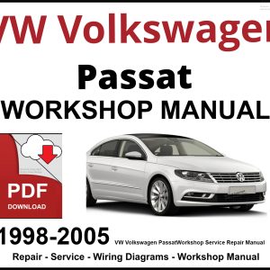 VW Volkswagen Passat 1998-2005 Workshop and Service Manual PDF