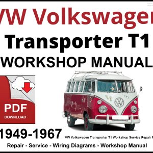 VW Volkswagen Transporter T1 Workshop and Service Manual 1949-1967