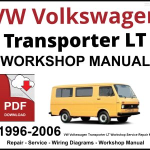 VW Volkswagen Transporter LT 1996-2006 Workshop and Service Manual PDF