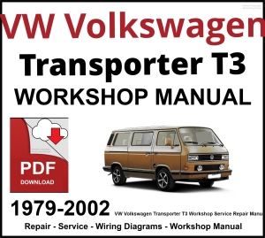 VW Volkswagen Transporter T3 Workshop and Service Manual 1979-2002