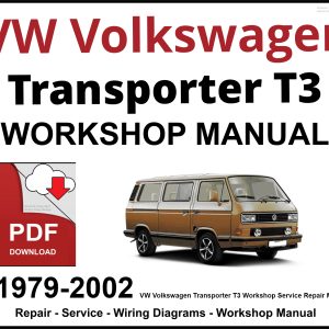VW Volkswagen Transporter T3 Workshop and Service Manual 1979-2002