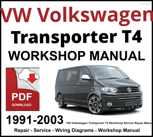 VW Volkswagen Transporter T4 Workshop and Service Manual 1991-2003