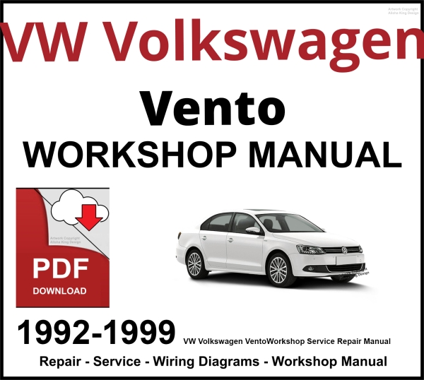 VW Volkswagen Vento 1992-1999 Workshop and Service Manual