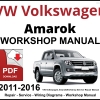 VW Volkswagen Amarok Workshop and Service Manual 2011-2016