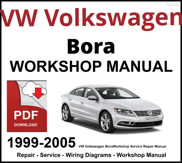 VW Volkswagen Bora 1999-2005 Workshop and Service Manual