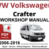 VW Volkswagen Crafter 2006-2016 Workshop and Service Manual PDF