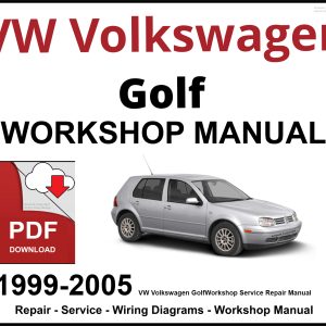 VW Volkswagen Golf 1999-2005 Workshop and Service Manual PDF