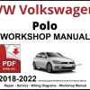 VW Volkswagen Polo 2018-2022 Workshop and Service Manual PDF