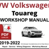 VW Volkswagen Touareg 2019-2022 Workshop and Service Manual PDF