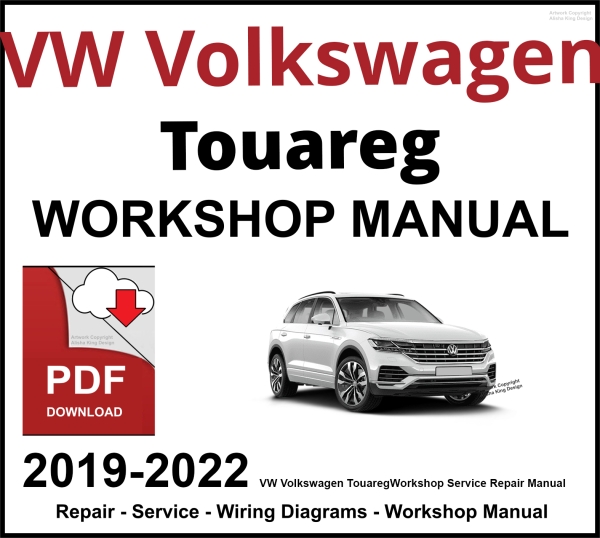 VW Volkswagen Touareg 2019-2022 Workshop and Service Manual PDF