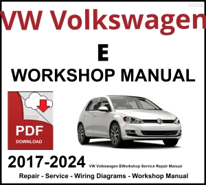 VW Volkswagen E-Crafter 2017-2024 Workshop and Service Manual PDF