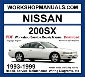 Nissan 200SX 1993-1999 Workshop Manual Download PDF