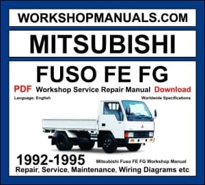 Mitsubishi Fuso FE FG 1992-1995 Workshop Manual Download PDF