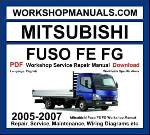 Mitsubishi Fuso FE FG 2005-2007 Workshop Manual Download PDF