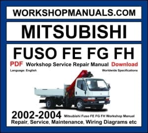 Mitsubishi Fuso FE FG FH 2002-2004 Workshop Manual Download PDF