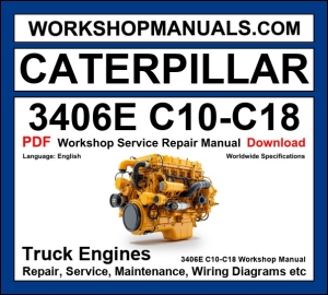 Caterpillar 3406E C-10 C-12 C-15 C-16 C-18 Truck Engine Troubleshooting Manual PDF Download