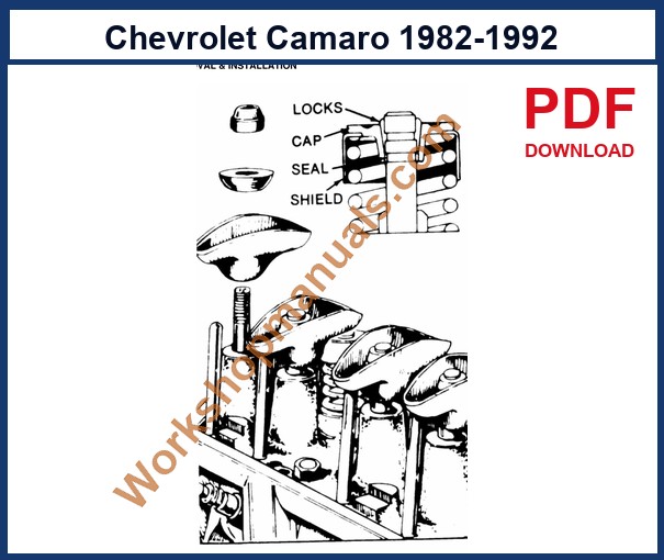 Preview sample page from the Chevrolet Camaro factory service manual