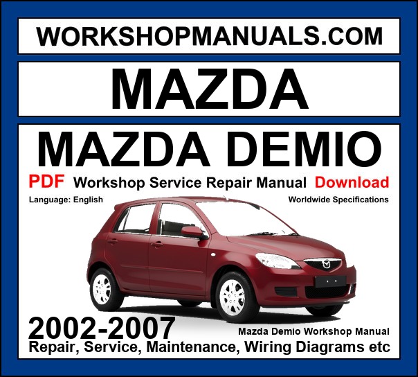Mazda Demio 2002-2007 workshop manual download PDF cover