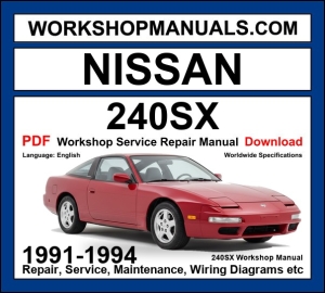 Nissan 240SX 1991-1994 Workshop Manual