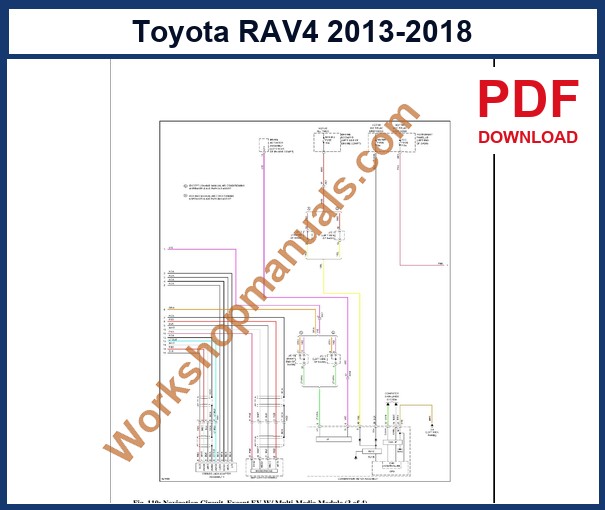 Preview sample page from the Toyota RAV4 factory service manual