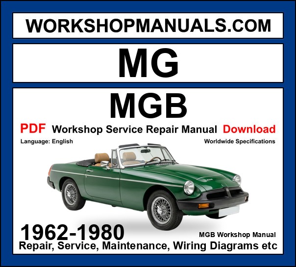 MGB and MGB GT 1962-1980 Workshop Manual