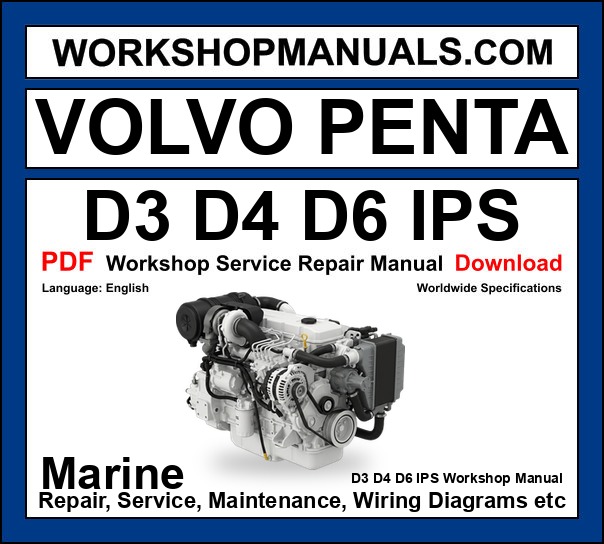 Volvo Penta Marine Electrical, Ignition and Fuel Workshop Repair and Service Manuals PDF cover