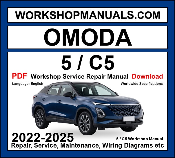 Omoda C5 2022-2025 service manual PDF cover